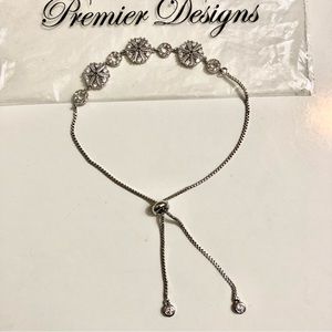 Premier Design Silver Bracelet
Rhodium on the top , CZ